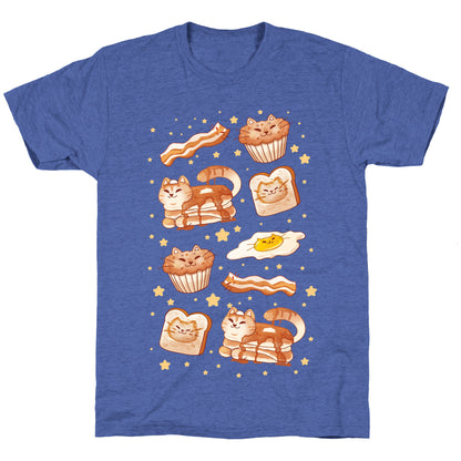 Breakfast Cats Unisex Triblend Tee