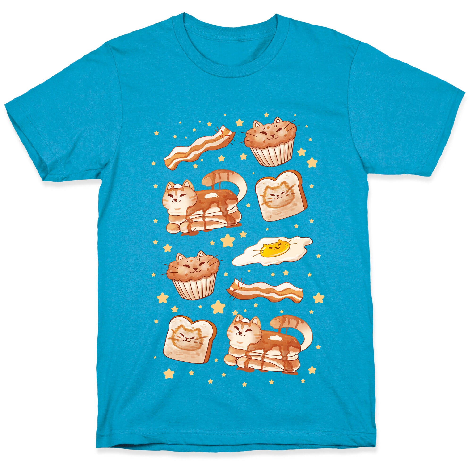 Breakfast Cats Unisex Triblend Tee