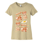 Breakfast Cats Women's Cotton Tee