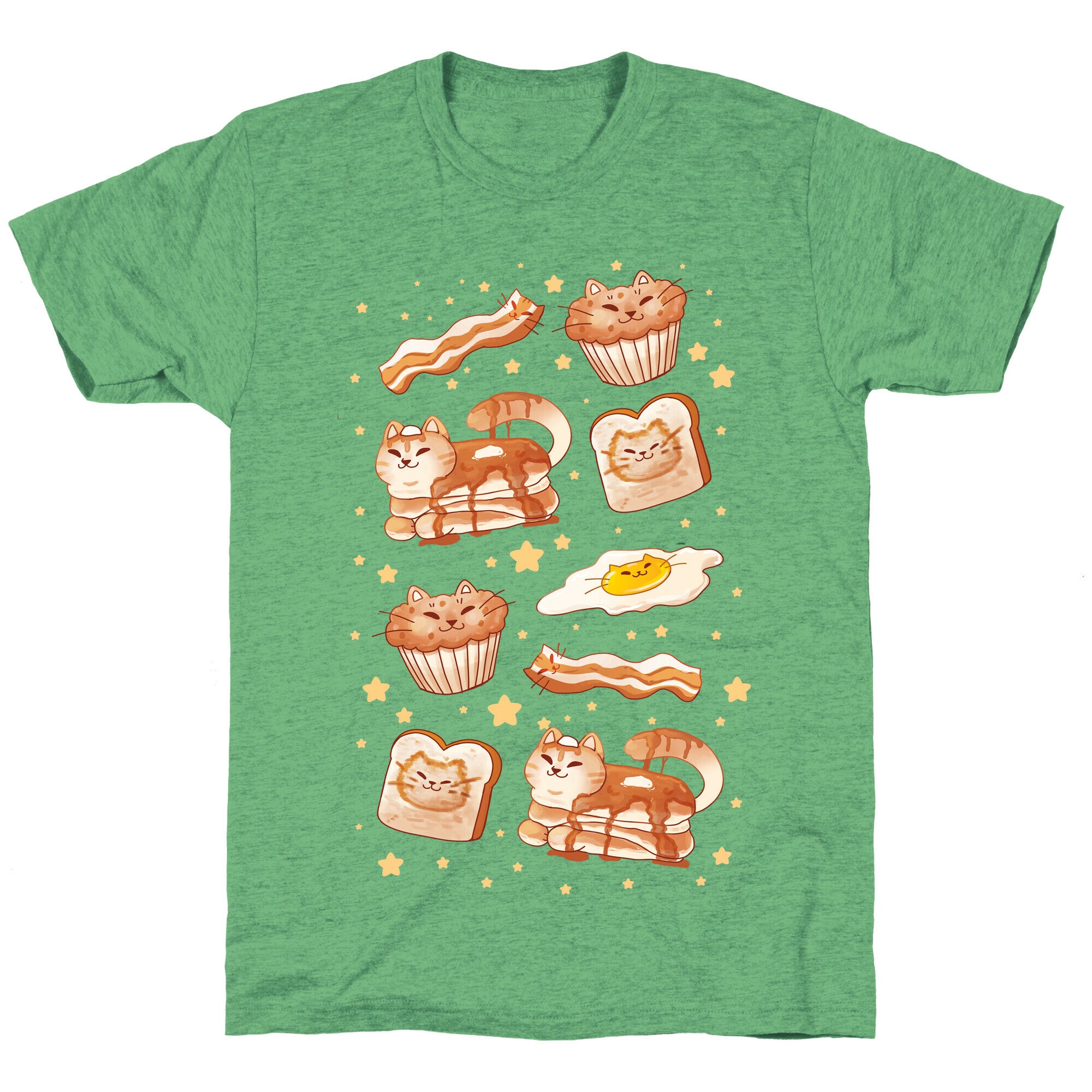 Breakfast Cats Unisex Triblend Tee