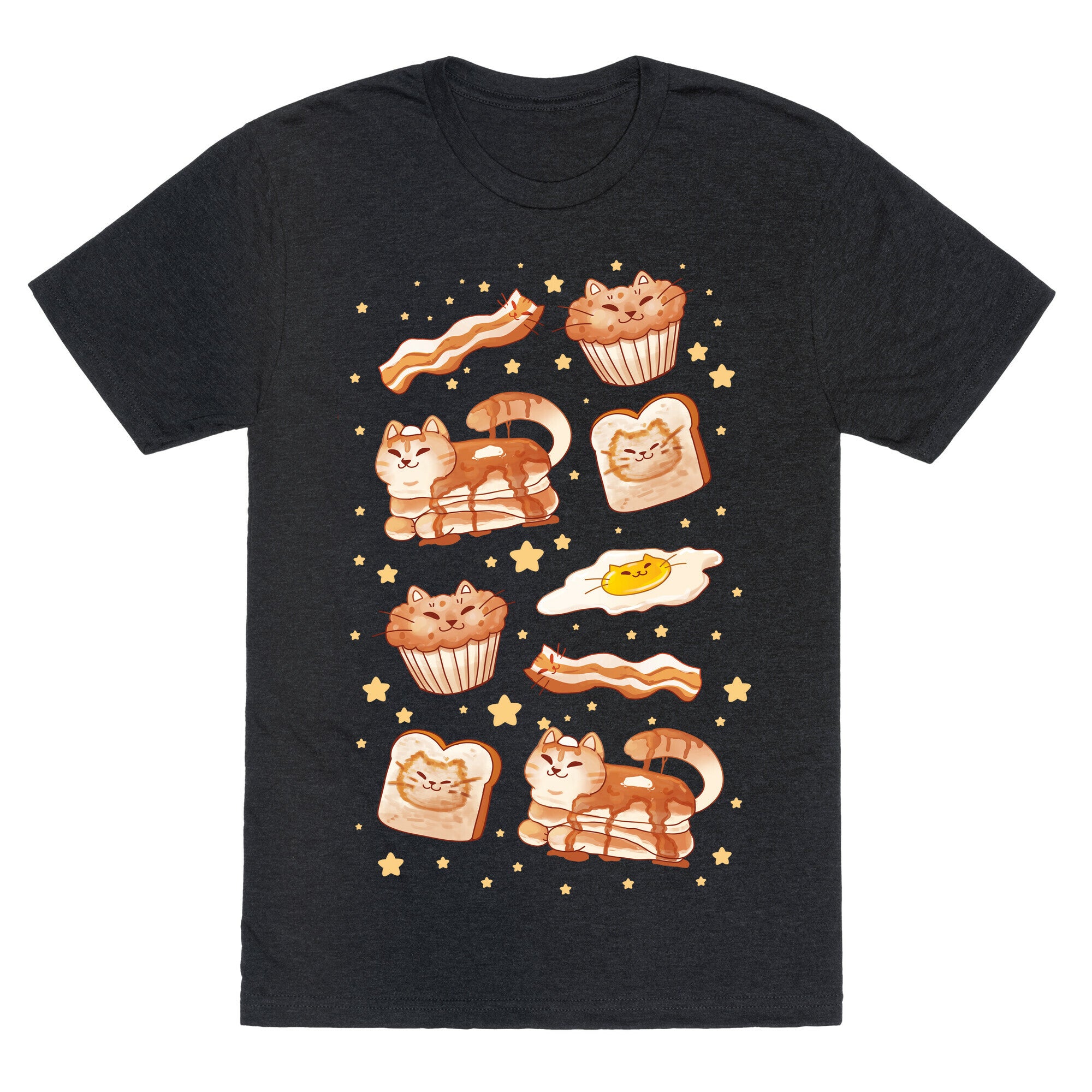 Breakfast Cats Unisex Triblend Tee