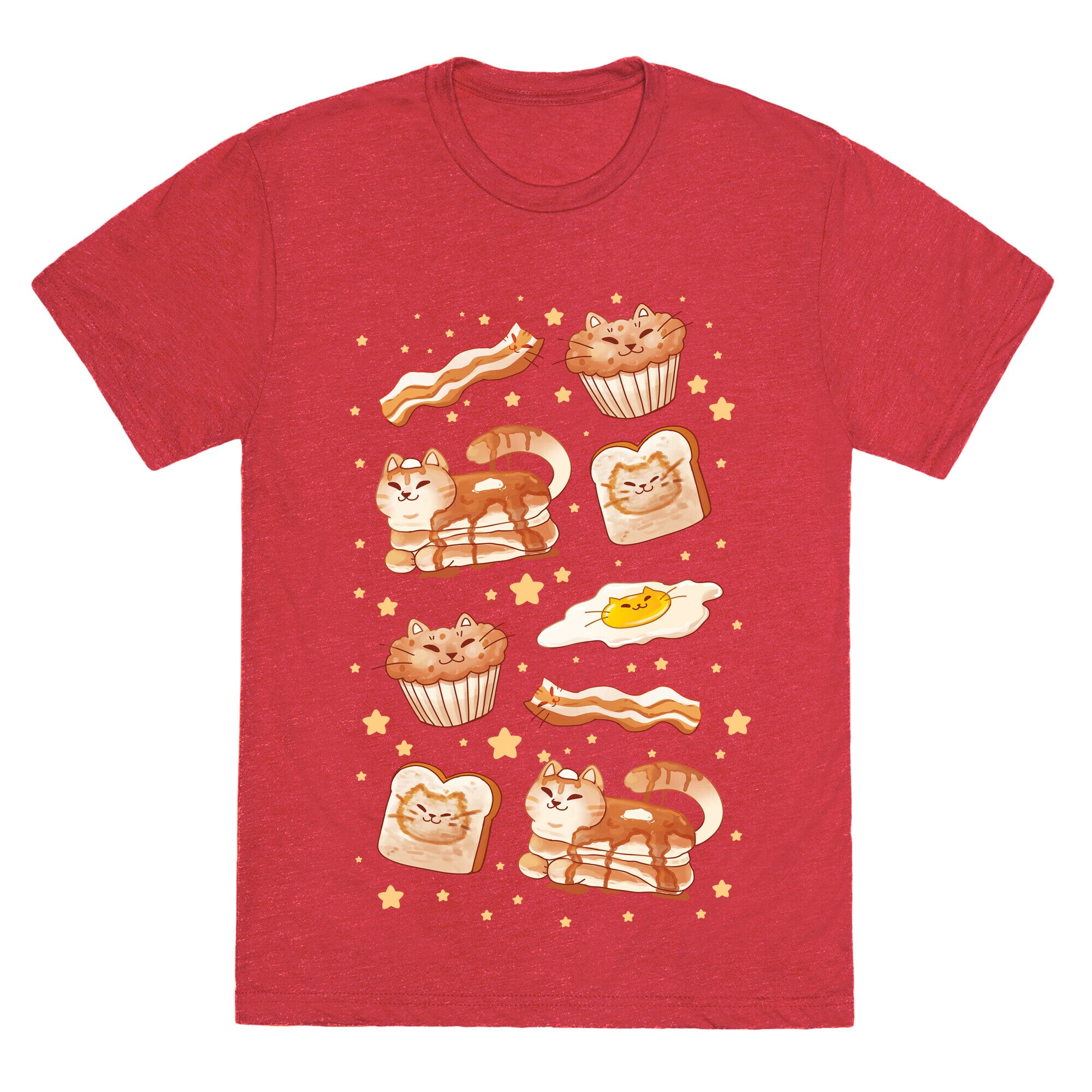 Breakfast Cats Unisex Triblend Tee