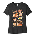 Breakfast Cats Women's Cotton Tee