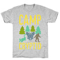 Camp Cryptid White Print T-Shirt