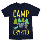 Camp Cryptid White Print T-Shirt