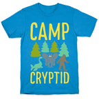 Camp Cryptid White Print T-Shirt