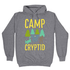 Camp Cryptid White Print Hoodie