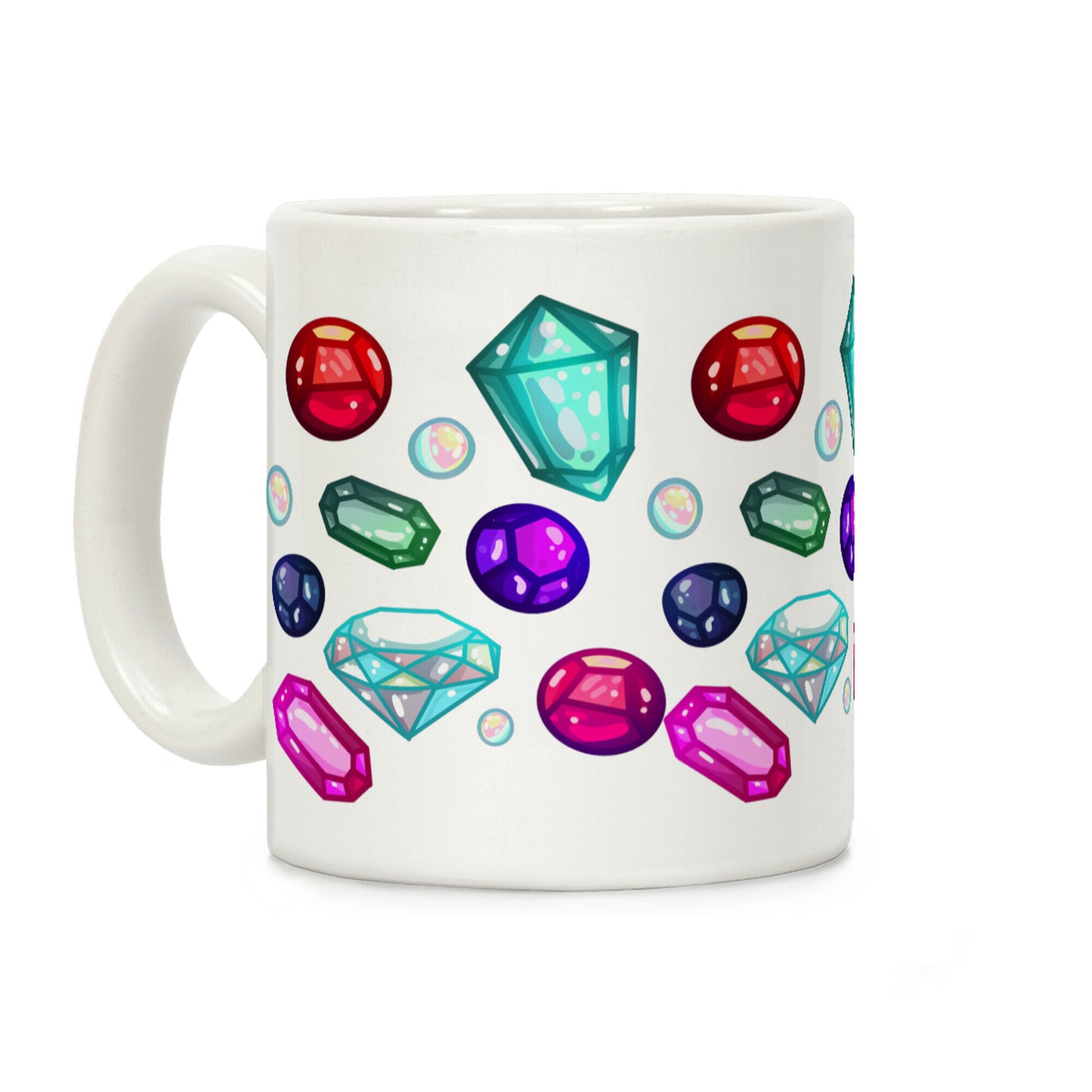 Gemstones Pattern Coffee Mug