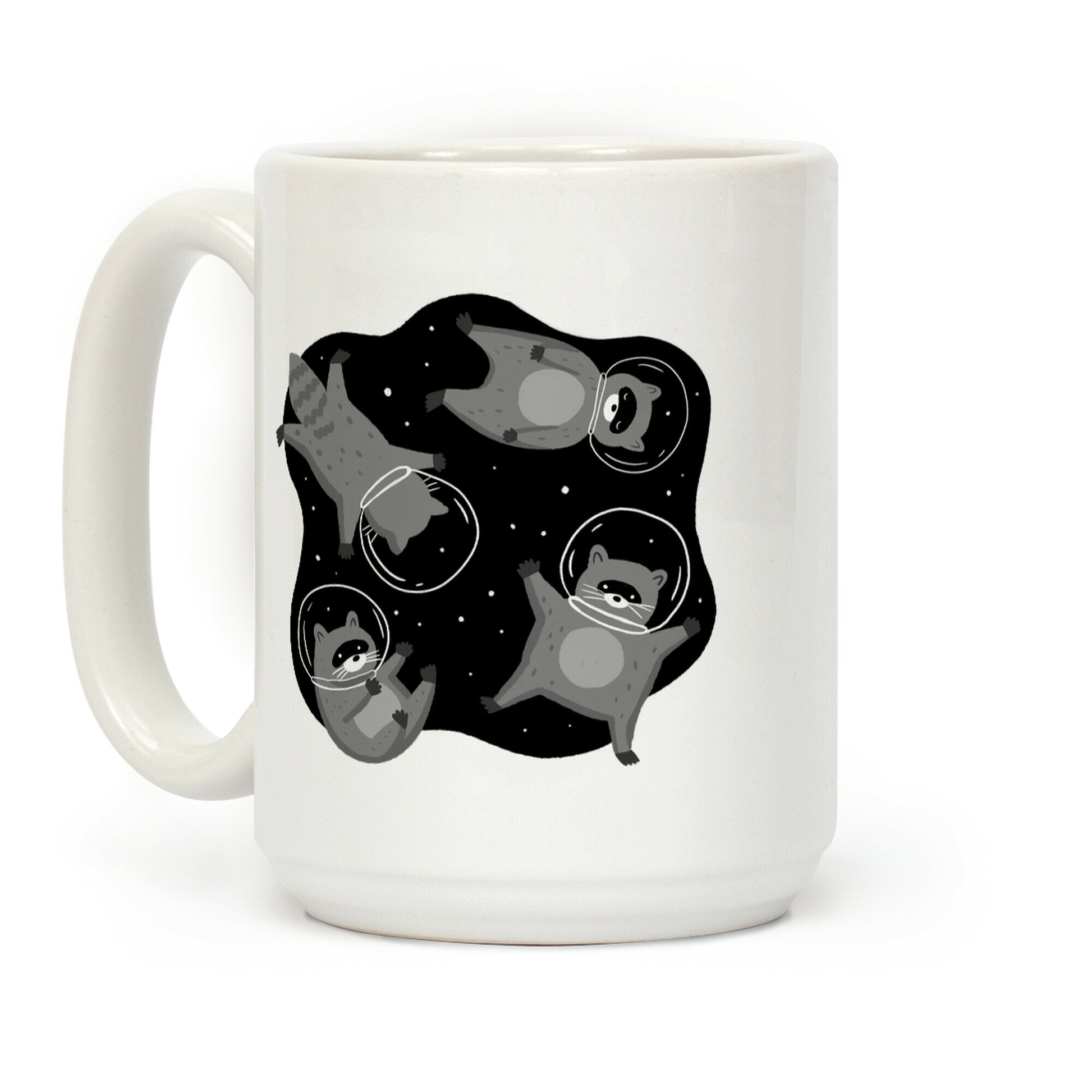 Raccoons In Space Coffee Mug