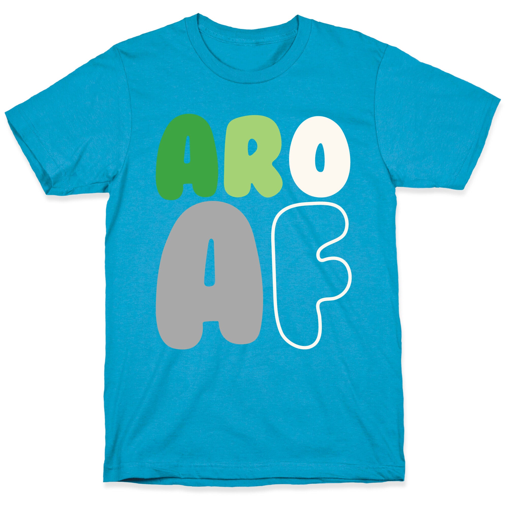 Aro Af White Print Unisex Triblend Tee