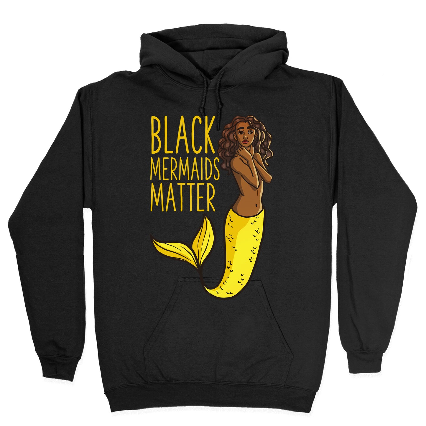 Black Mermaids Matter Hoodie