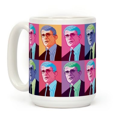 Anthony Fauci Pop Art Coffee Mug