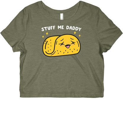 Stuff Me Daddy Taco Graphic Baby Tee