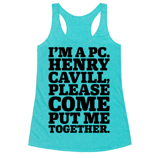I'm A PC Henry Parody Racerback Tank