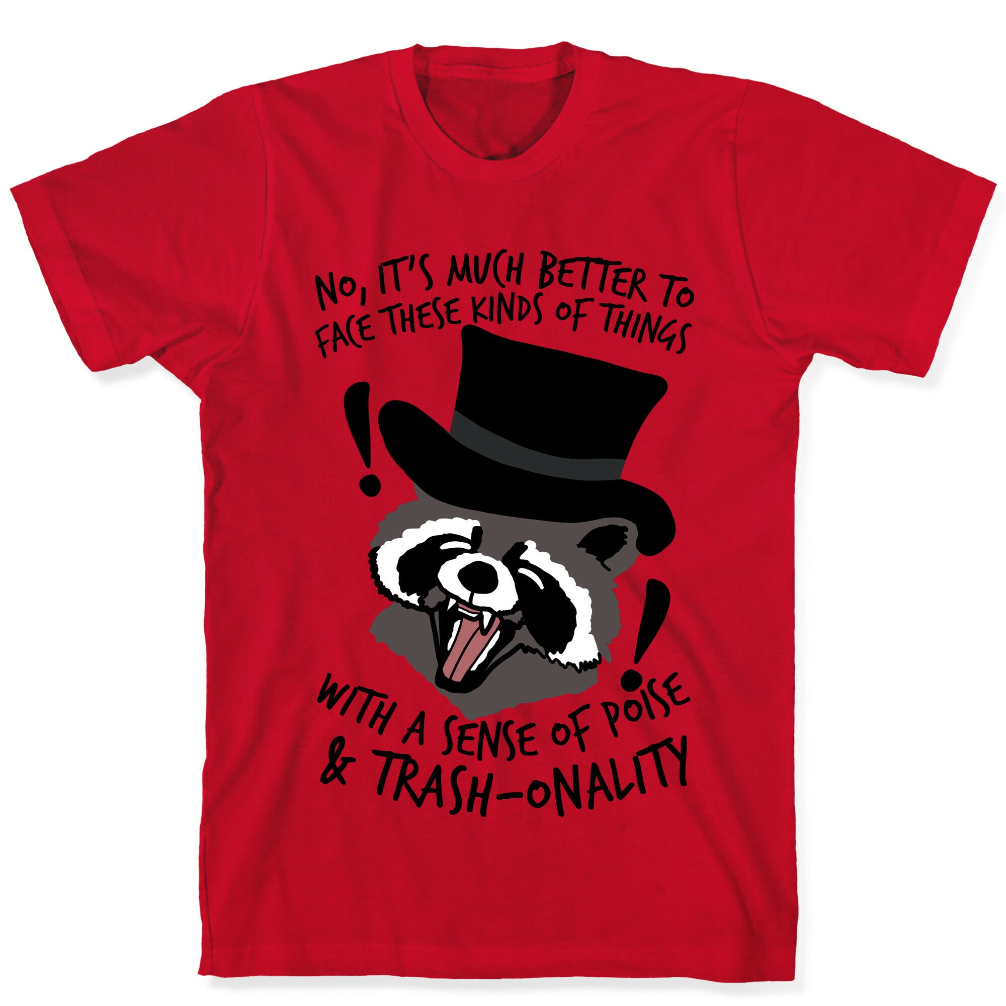 Trash-onality Emo Raccoon T-Shirt