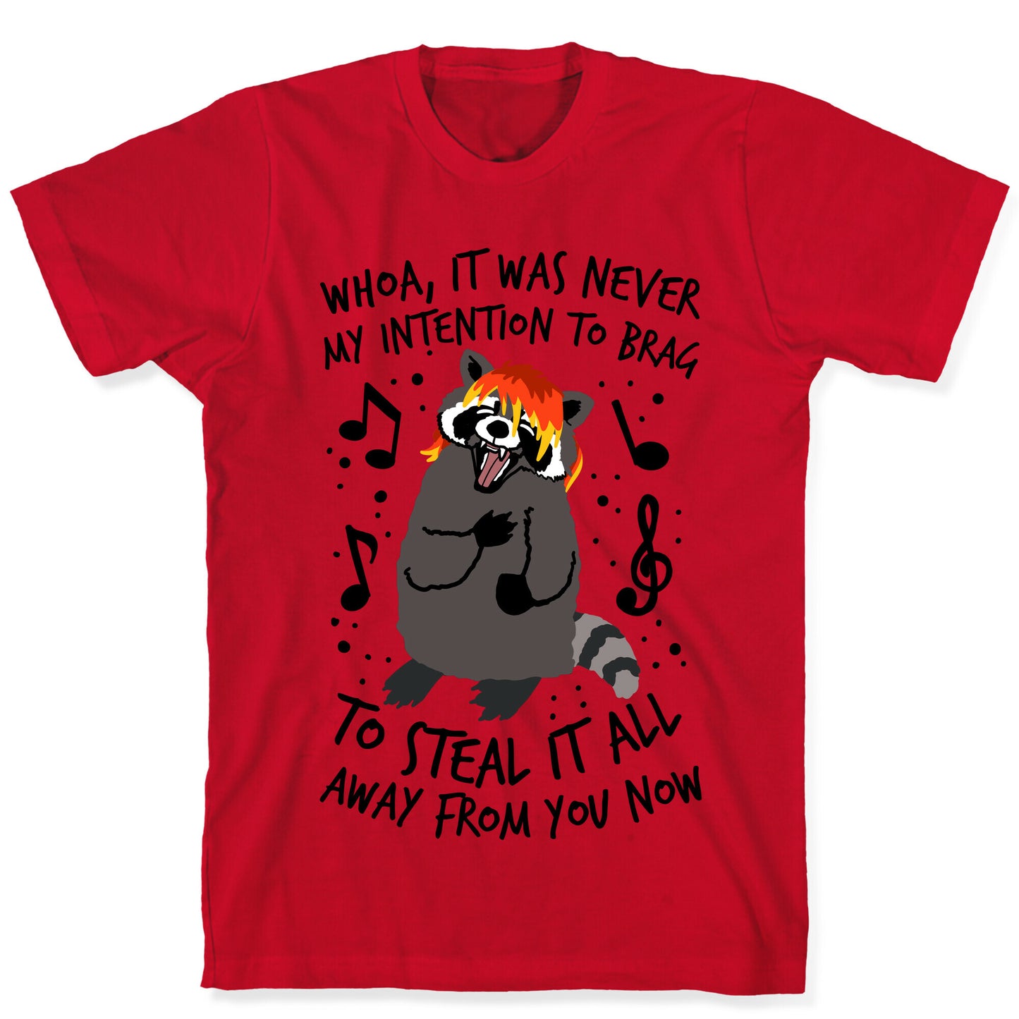 Misery Business Emo Raccoon Parody T-Shirt