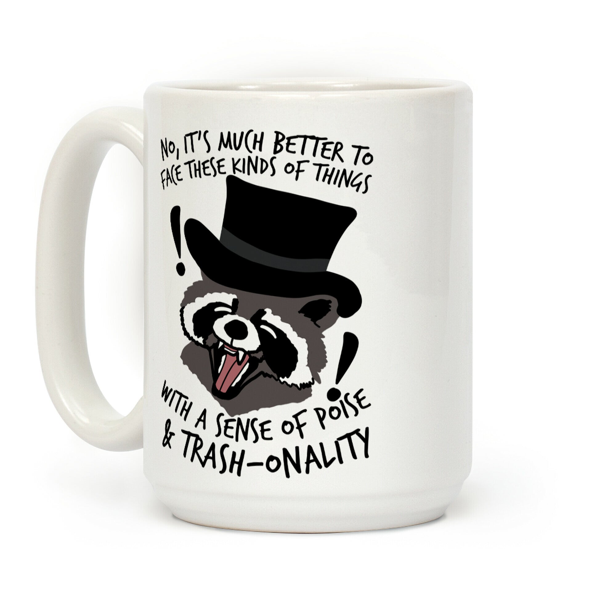 Trash-onality Emo Raccoon Coffee Mug
