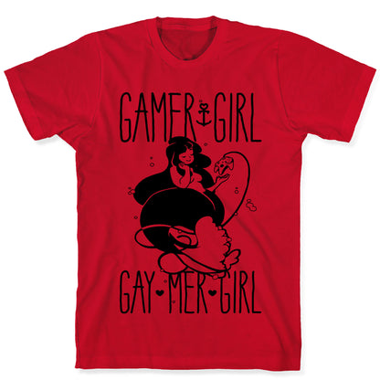 Gamer Girl Gay Mer Girl T-Shirt