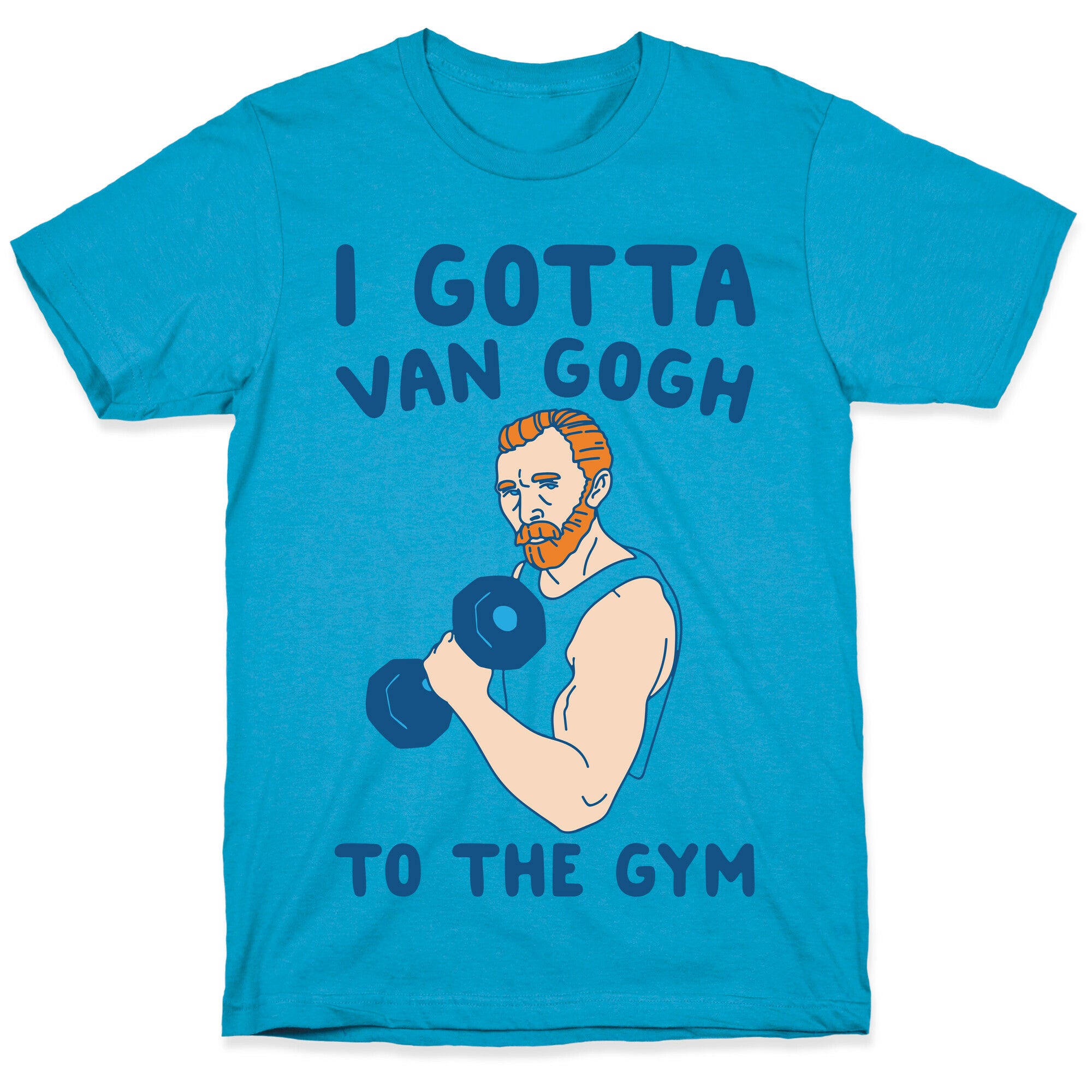I Gotta Van Gogh To The Gym Unisex Triblend Tee