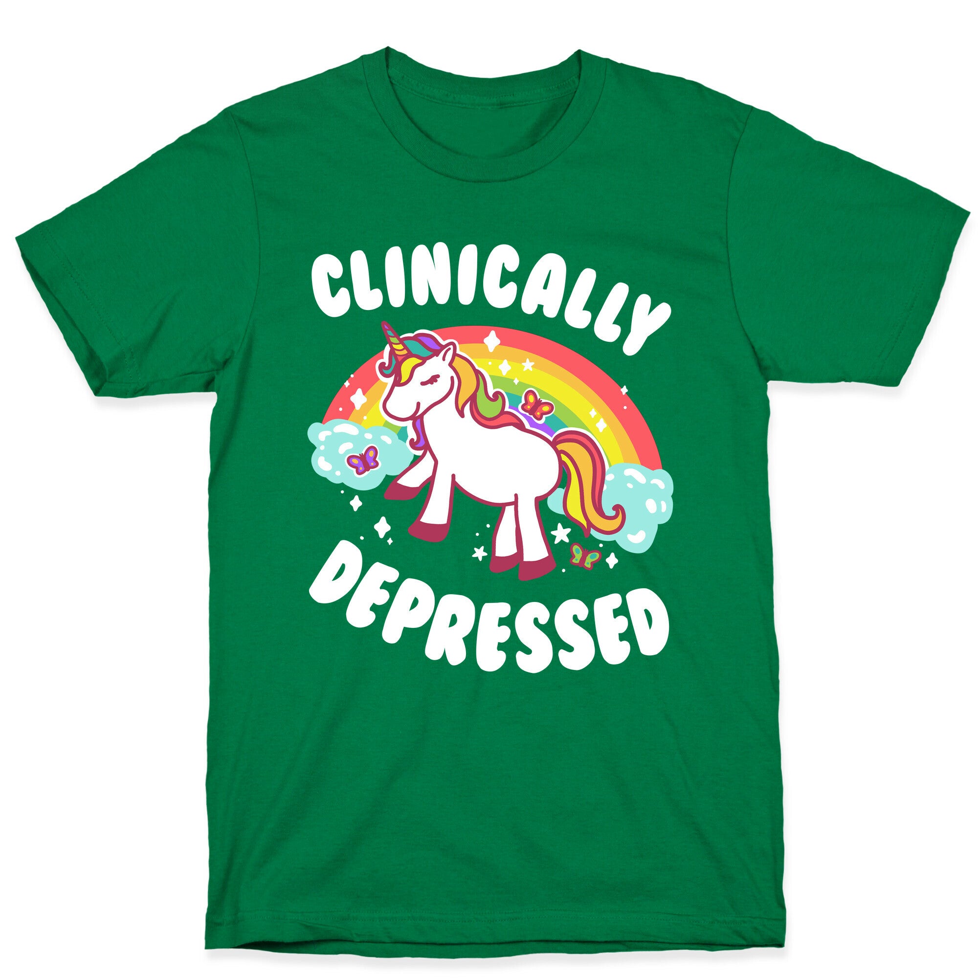 Clinically Depressed Unicorn T-Shirt