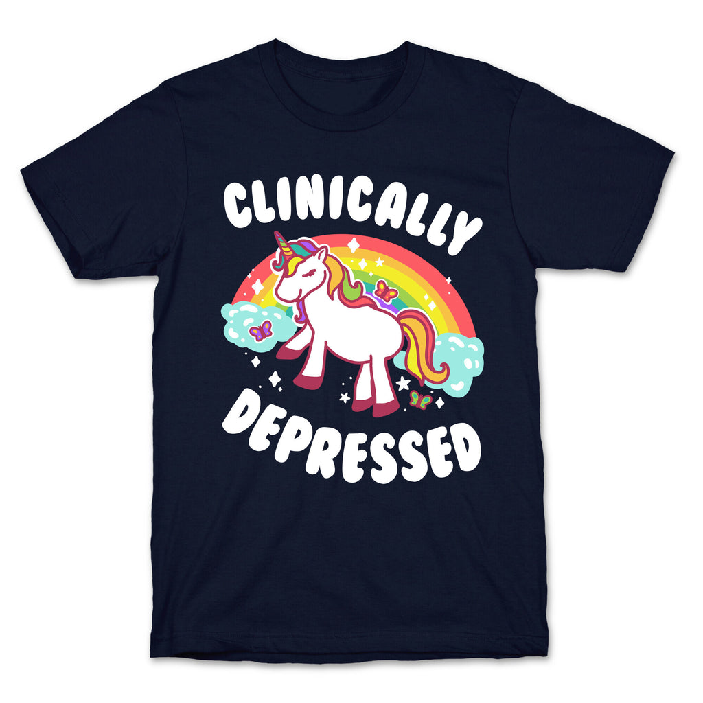 Clinically Depressed Unicorn T-Shirt