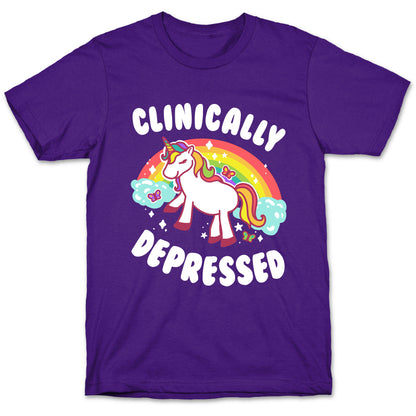 Clinically Depressed Unicorn T-Shirt