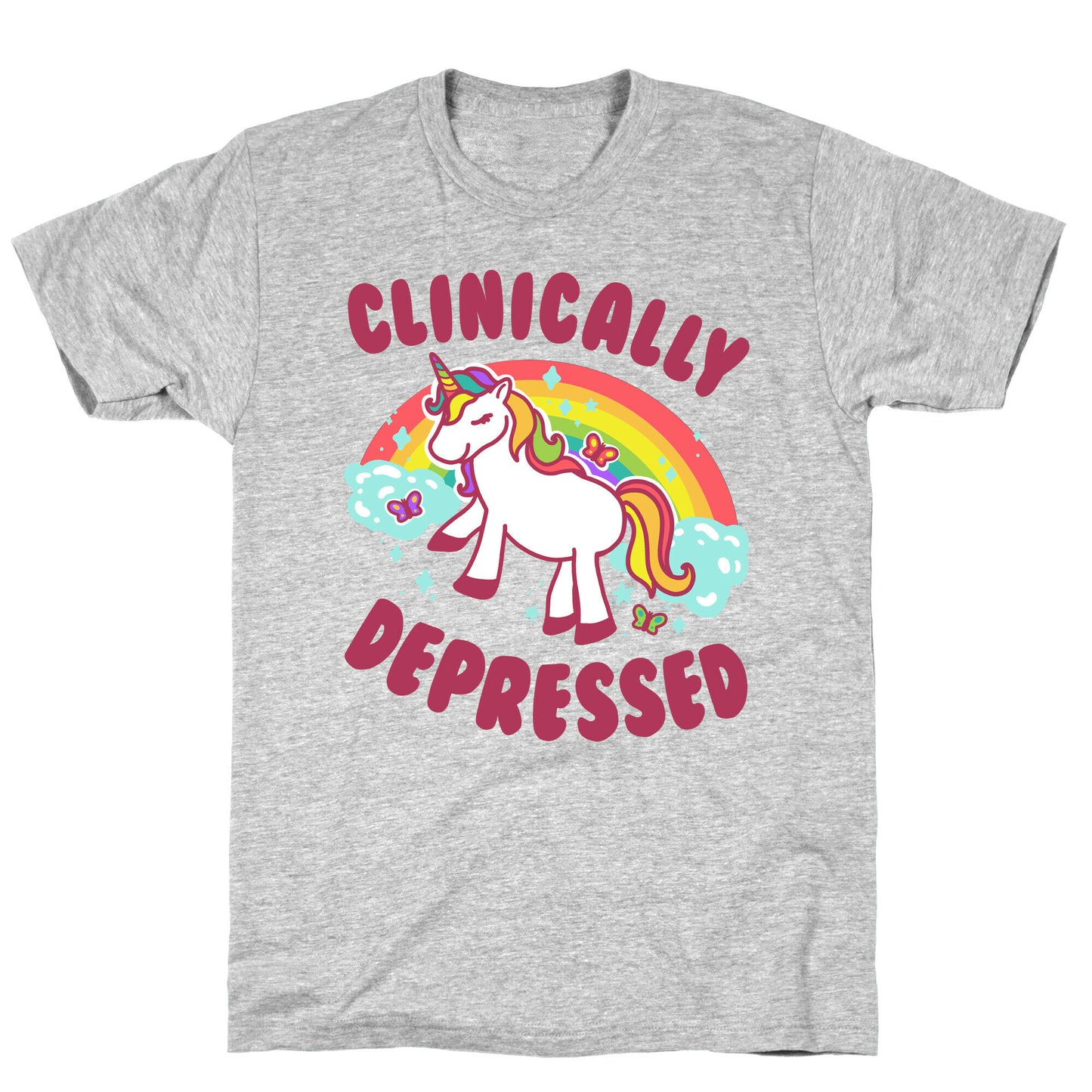 Clinically Depressed Unicorn T-Shirt