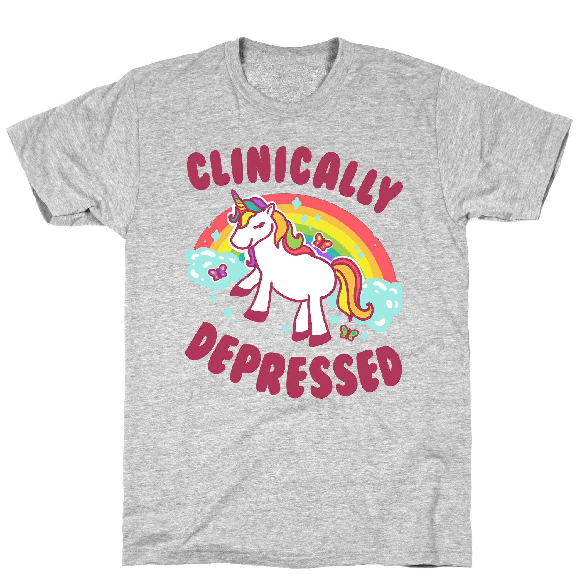 Clinically Depressed Unicorn T-Shirt