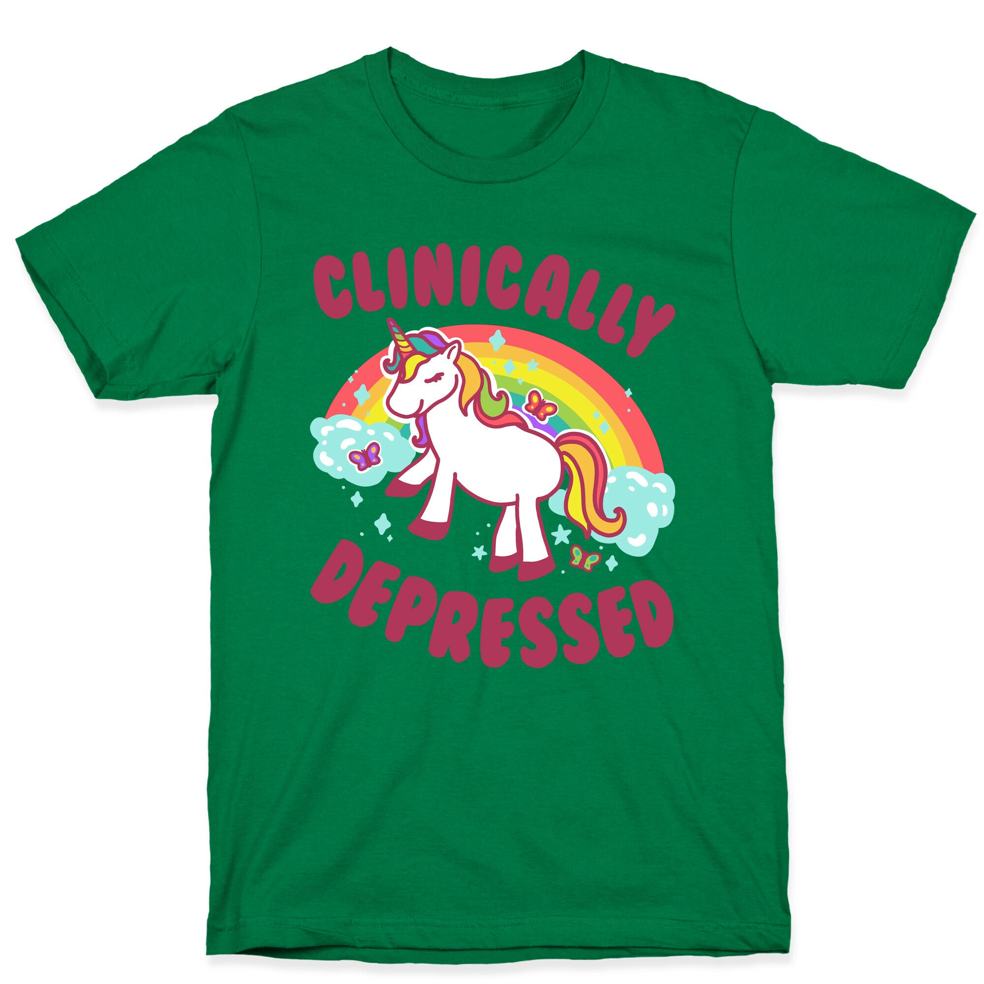 Clinically Depressed Unicorn T-Shirt