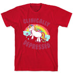 Clinically Depressed Unicorn T-Shirt