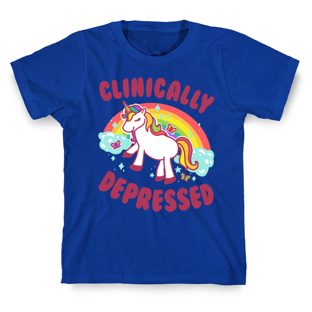 Clinically Depressed Unicorn T-Shirt