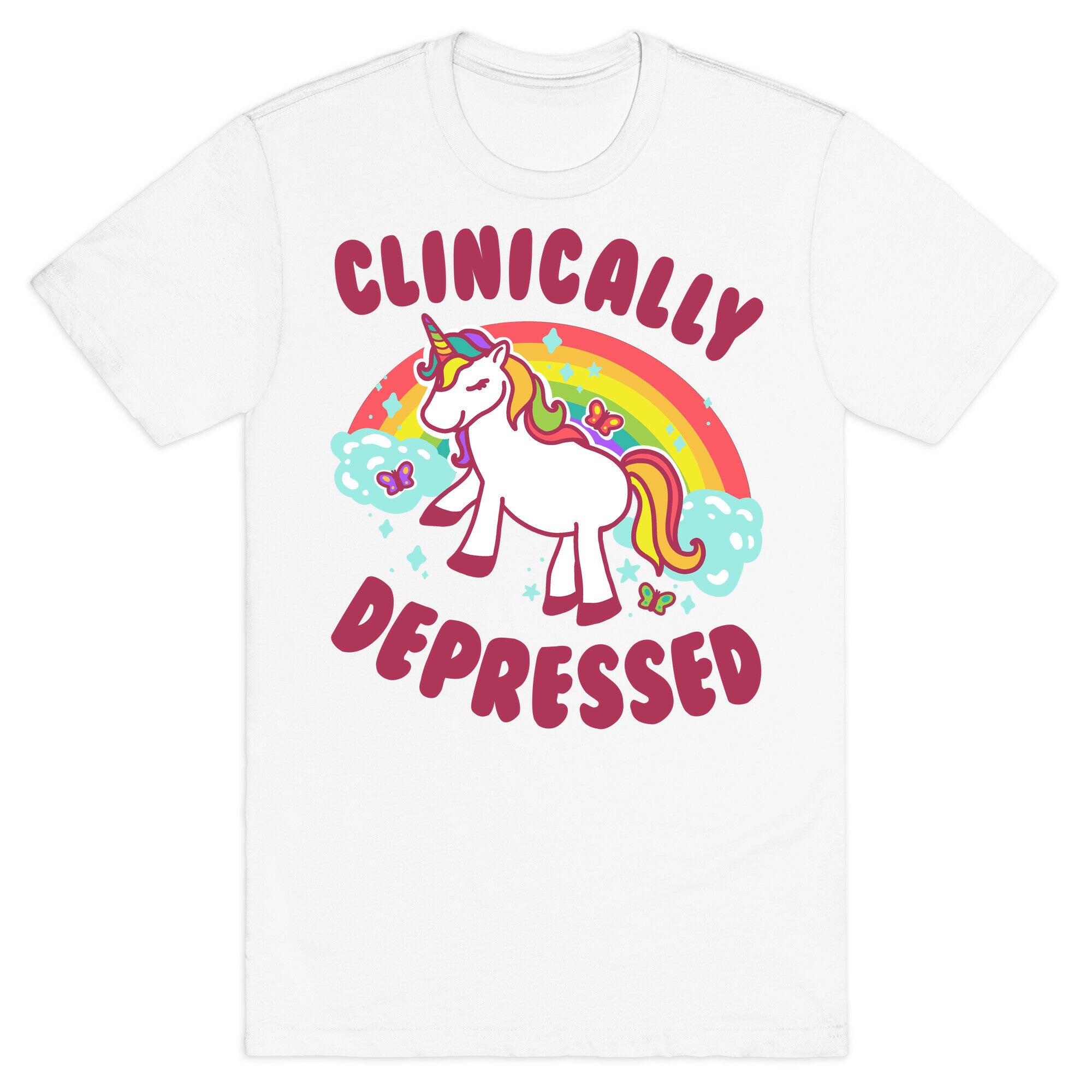 Clinically Depressed Unicorn T-Shirt