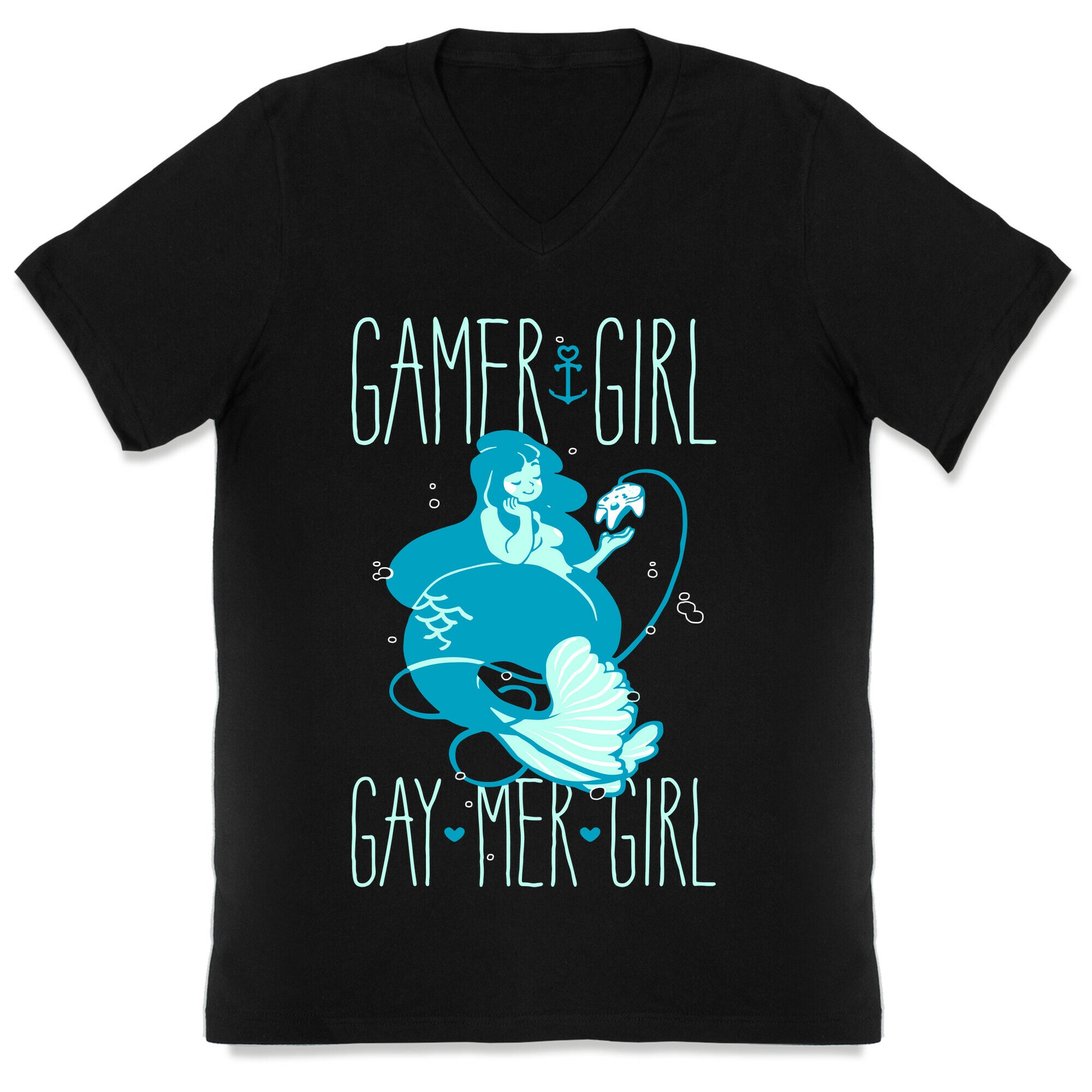 Gamer Girl Gay Mer Girl V-Neck