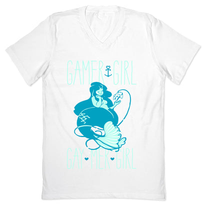 Gamer Girl Gay Mer Girl V-Neck