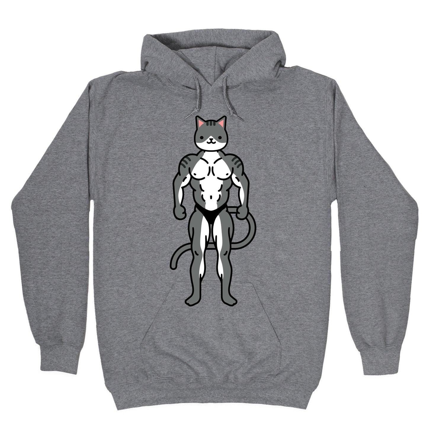 Buff Cat Grey Tabby Hoodie
