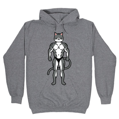 Buff Cat Grey Tabby Hoodie