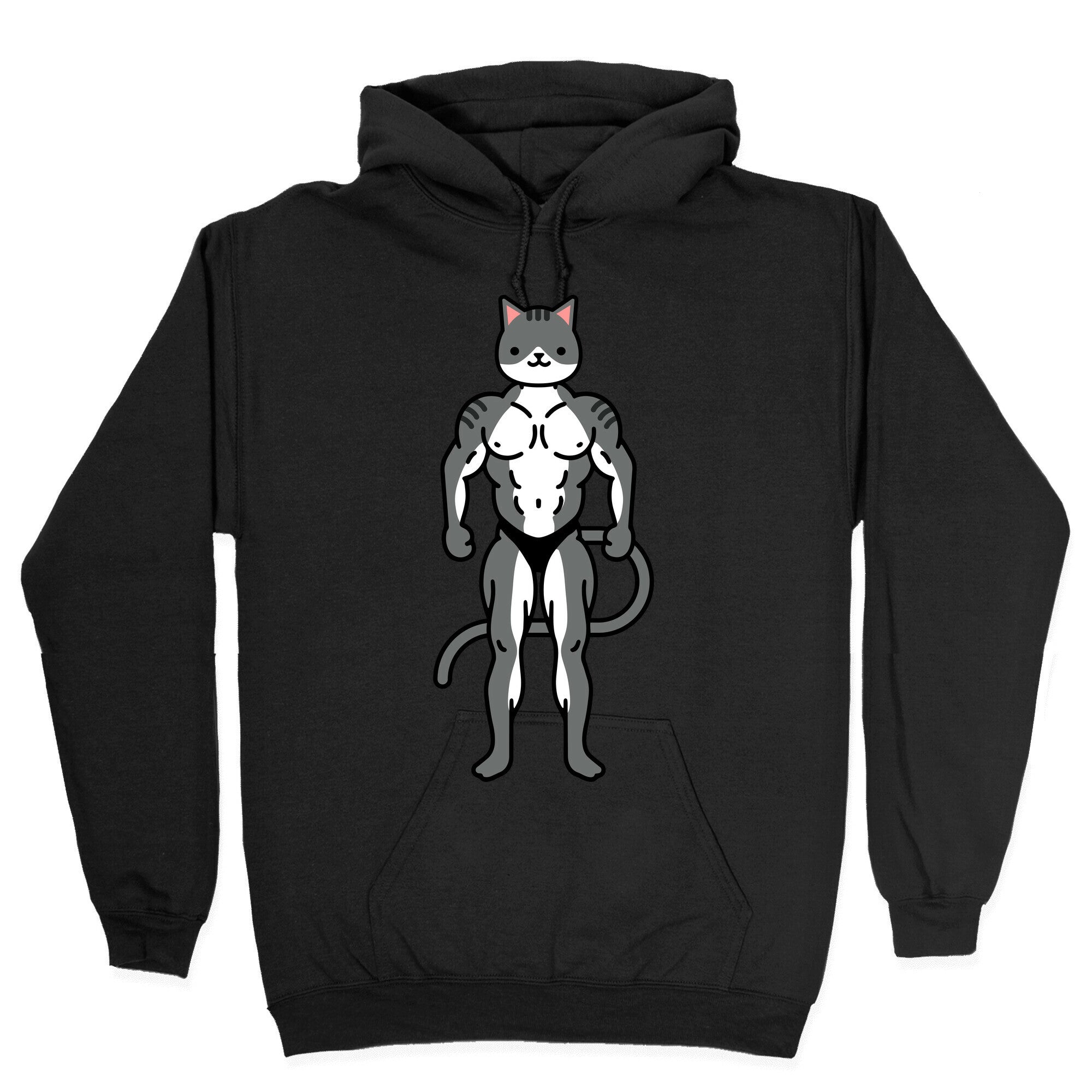 Buff Cat Grey Tabby Hoodie