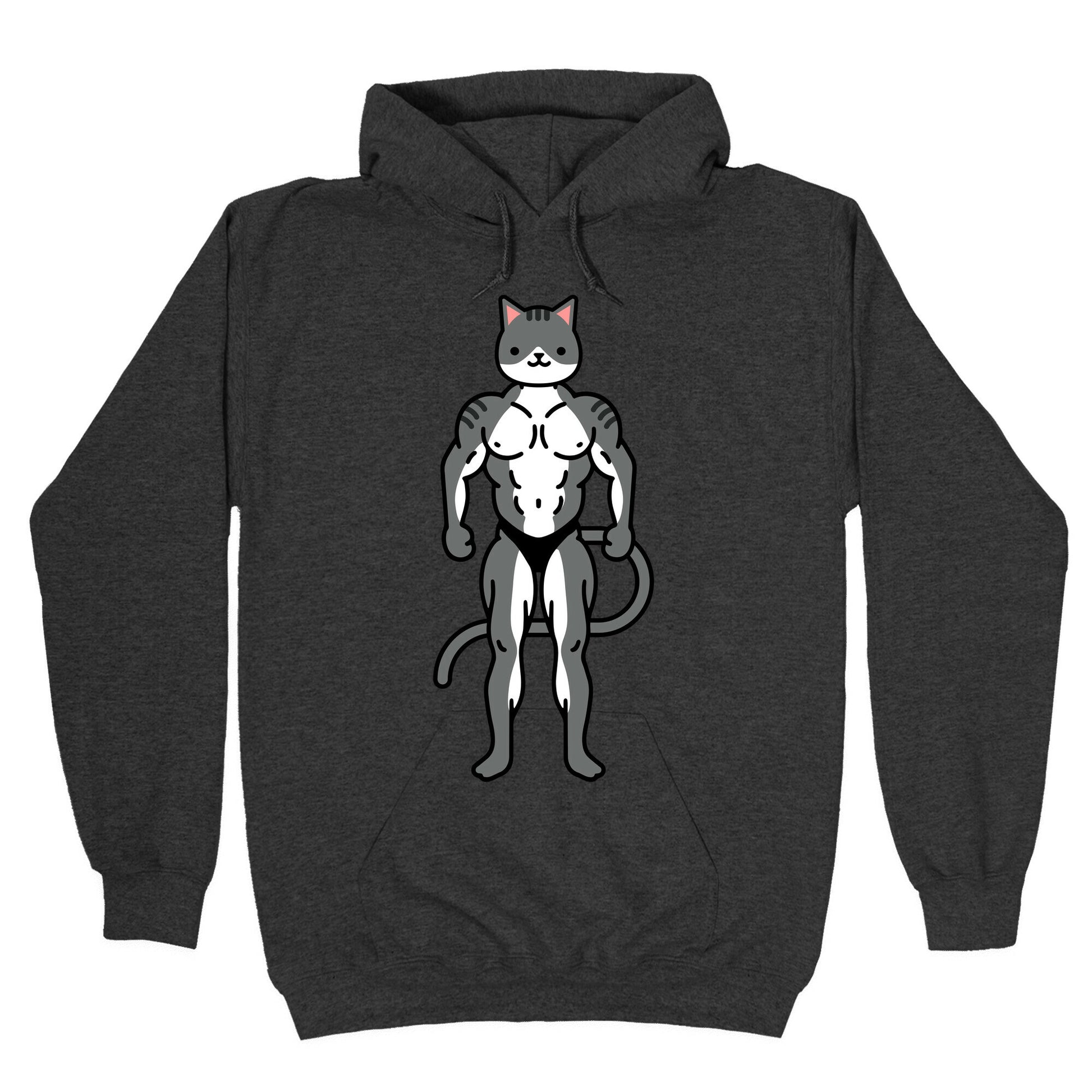 Buff Cat Grey Tabby Hoodie