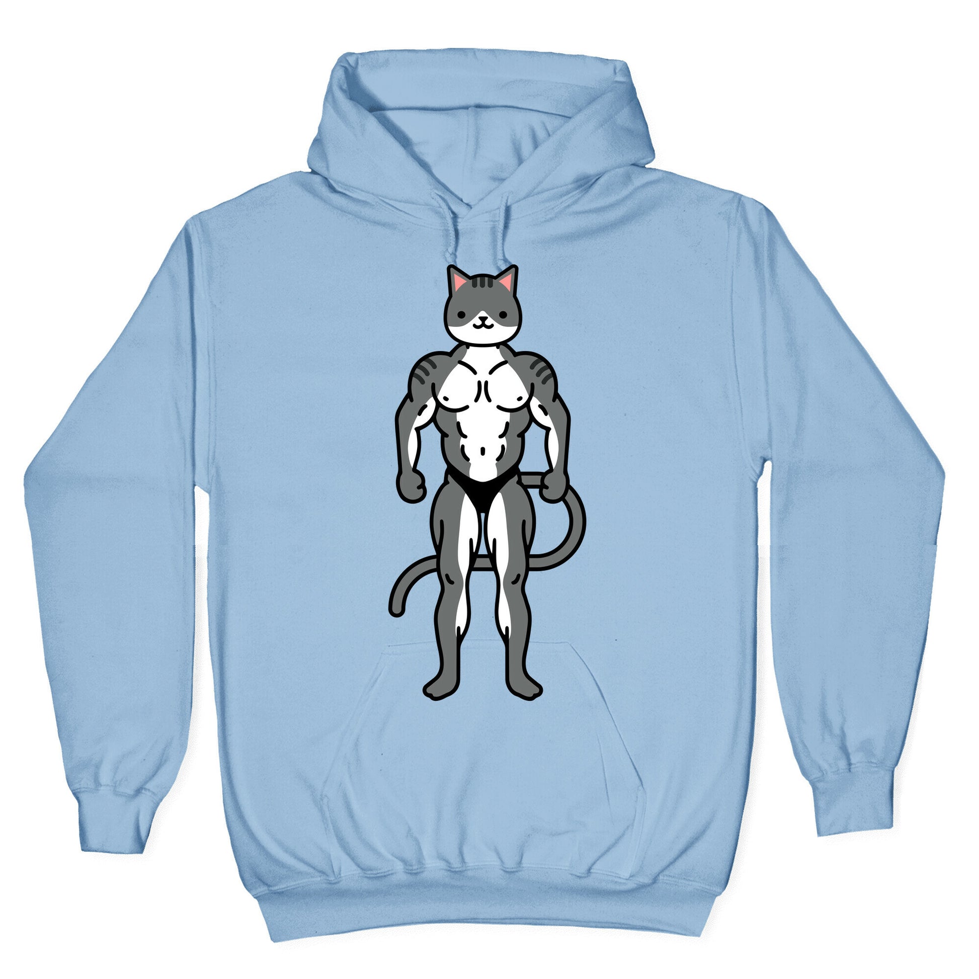 Buff Cat Grey Tabby Hoodie