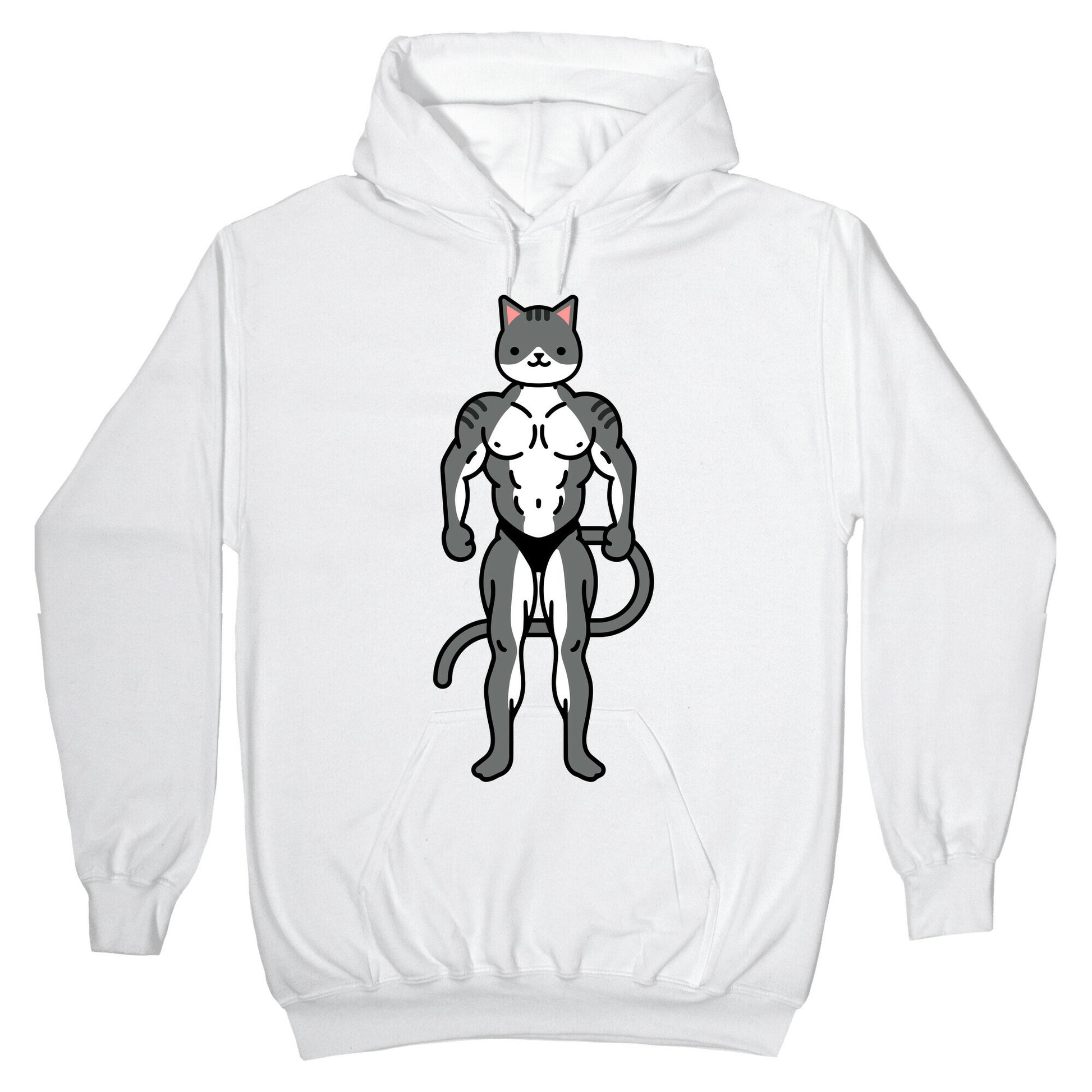 Buff Cat Grey Tabby Hoodie