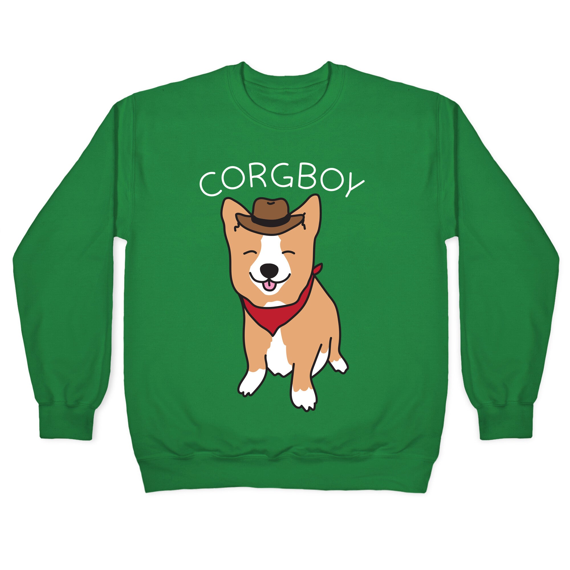 Corgboy Cowboy Corgi Crewneck Sweatshirt