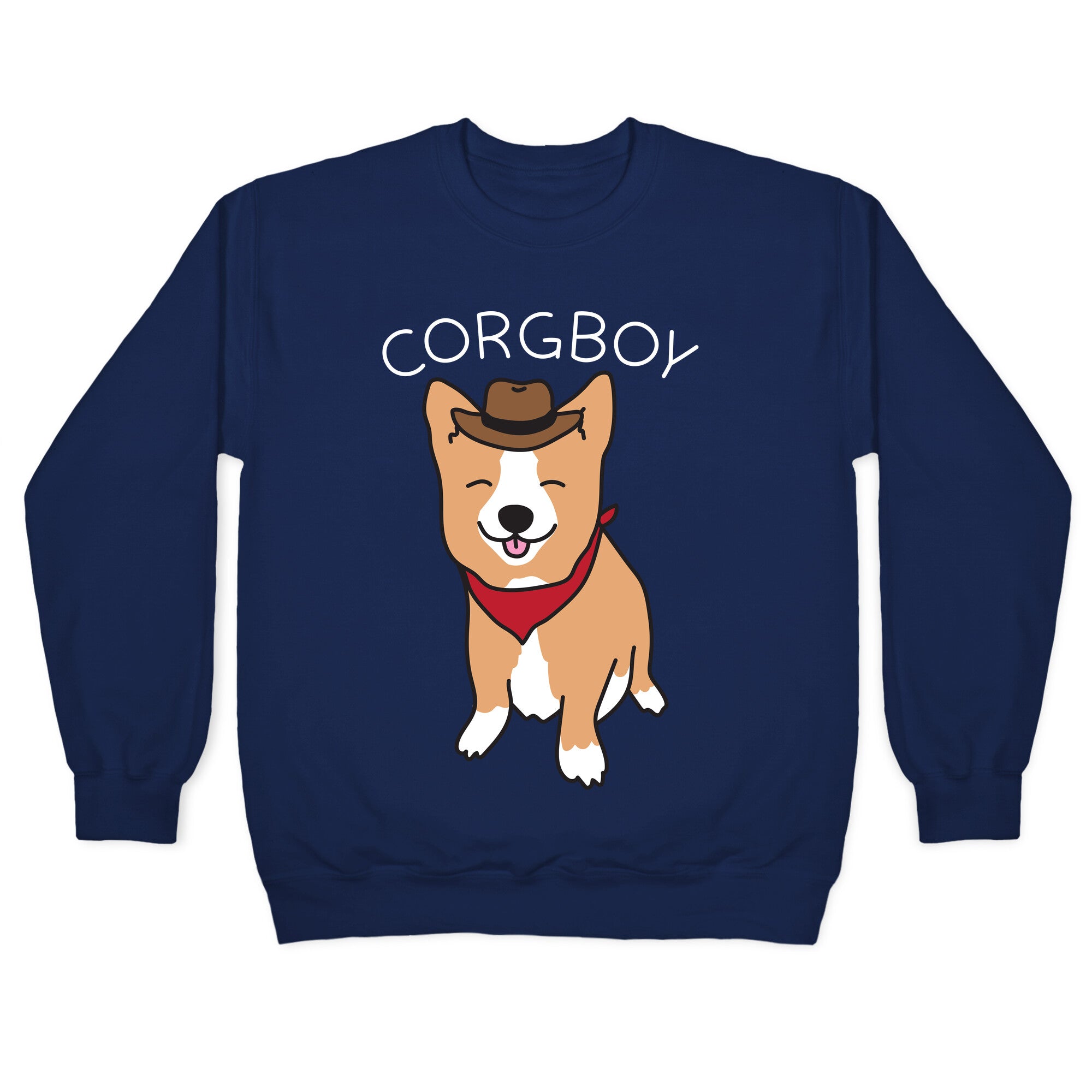 Corgboy Cowboy Corgi Crewneck Sweatshirt