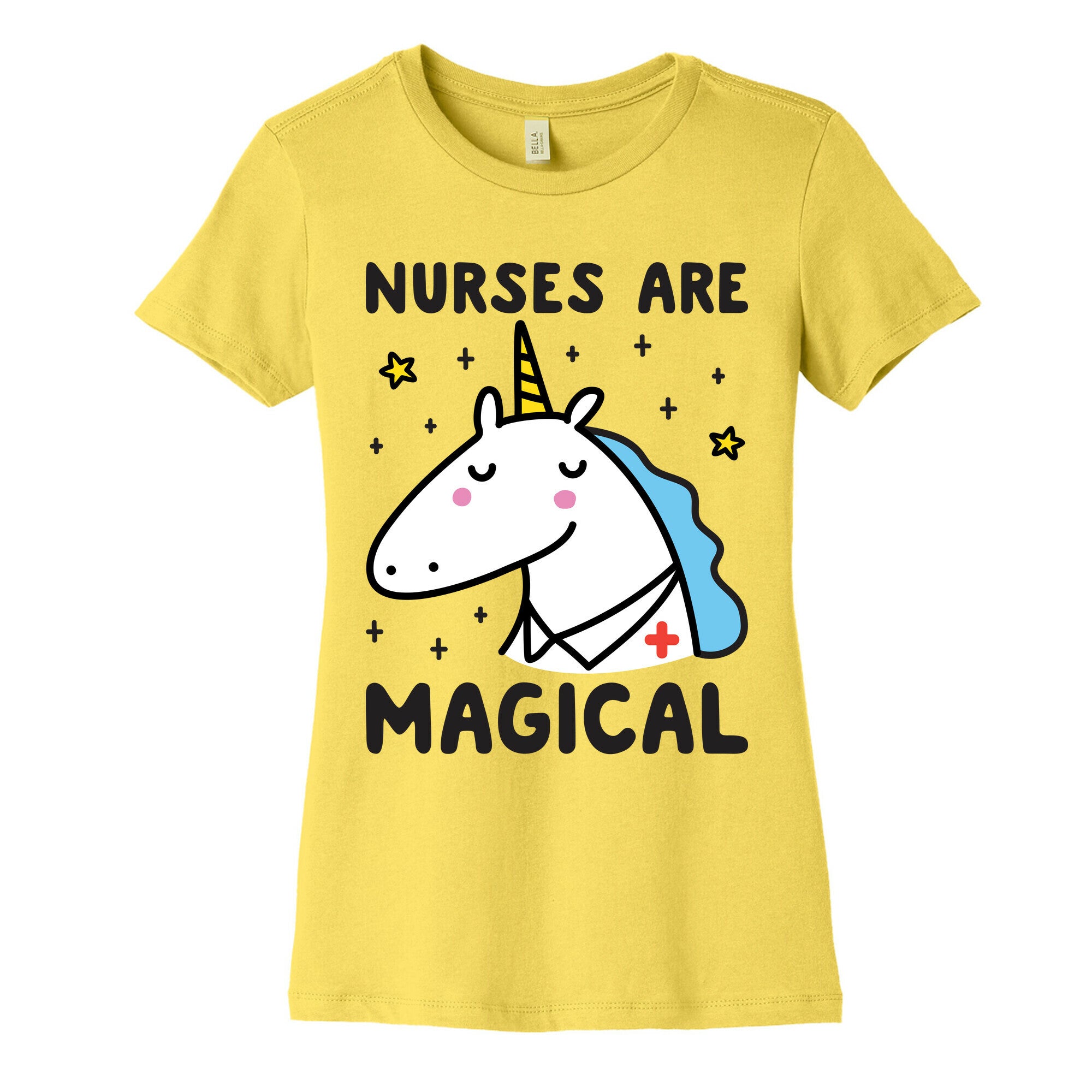 Nurses Are Magical Unicorn Women's Cotton Tee