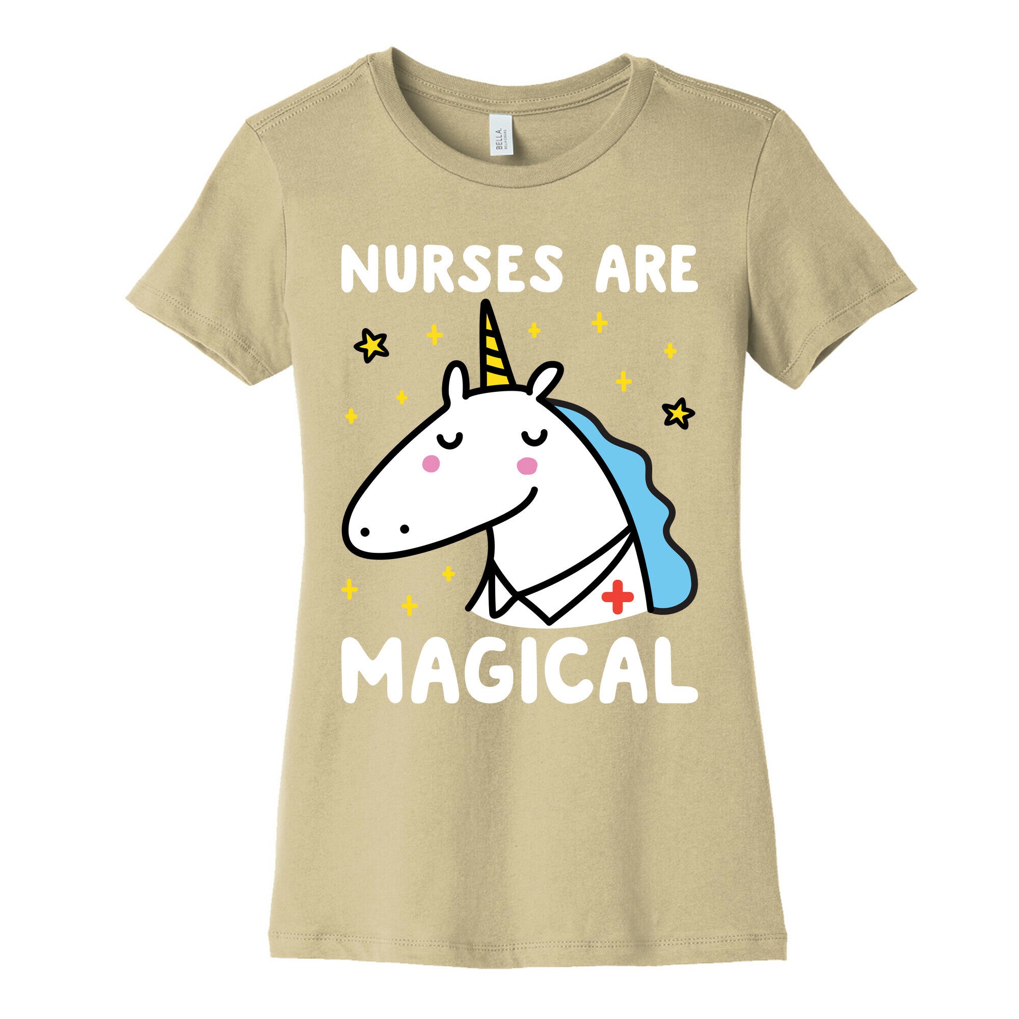 Nurses Are Magical Unicorn Women's Cotton Tee