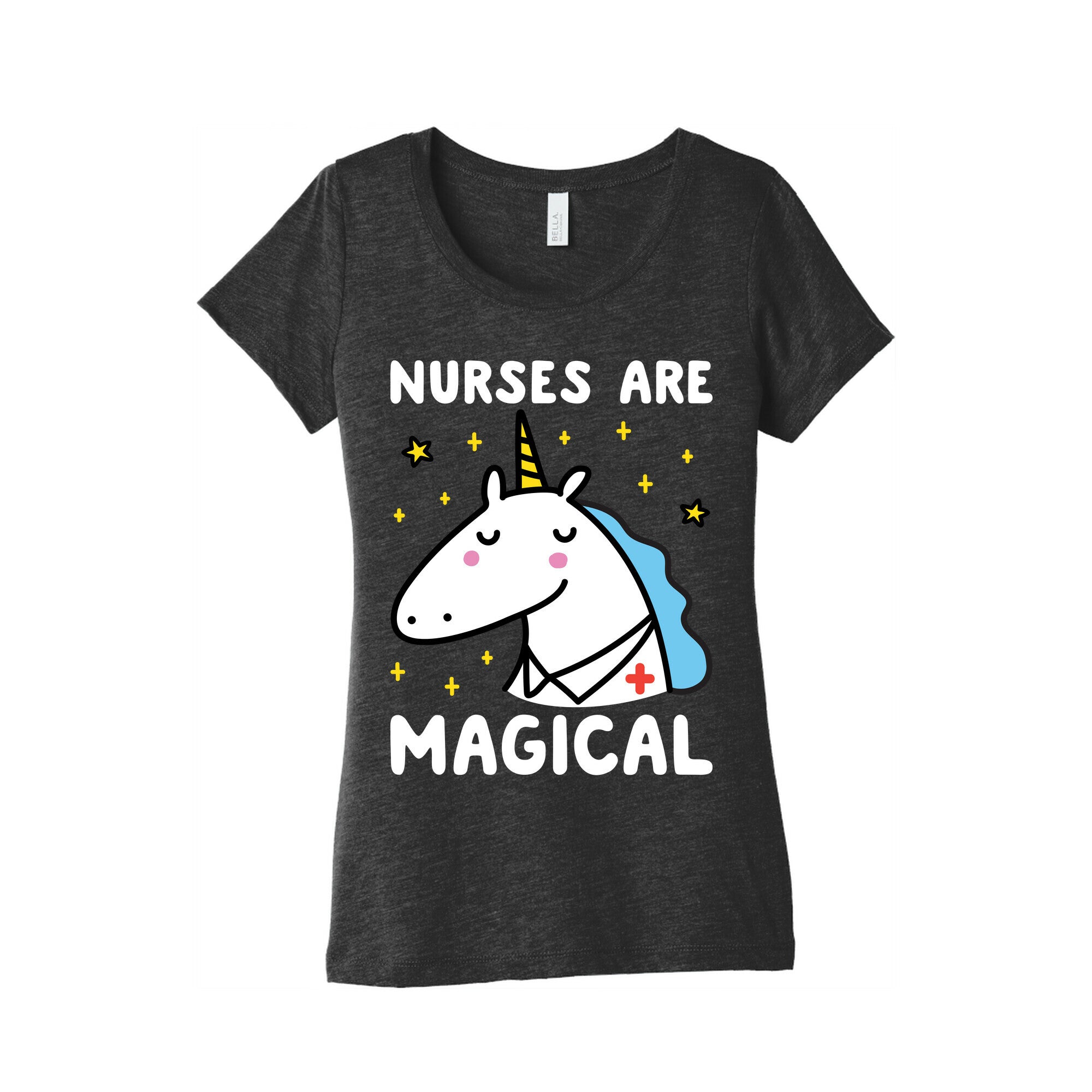 Nurses Are Magical Unicorn Women's Triblend Tee