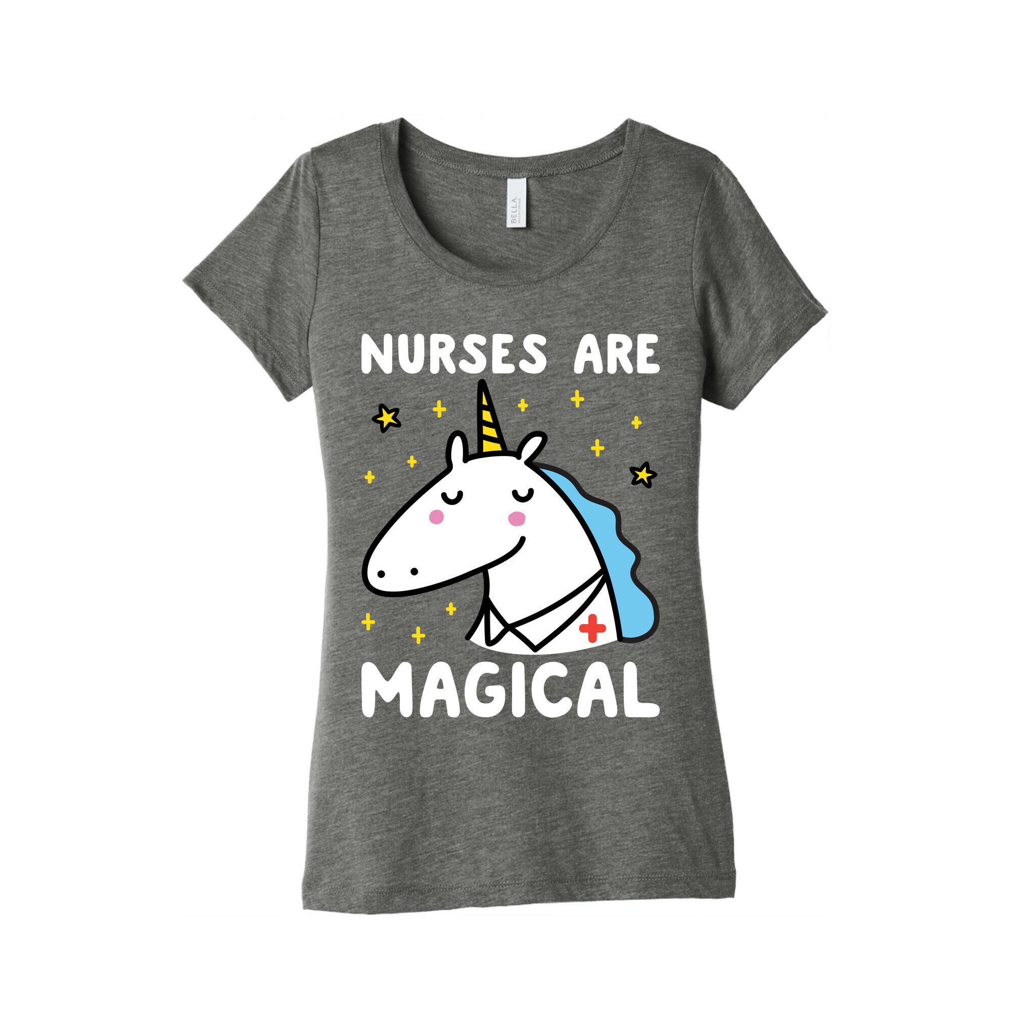 Nurses Are Magical Unicorn Women's Triblend Tee
