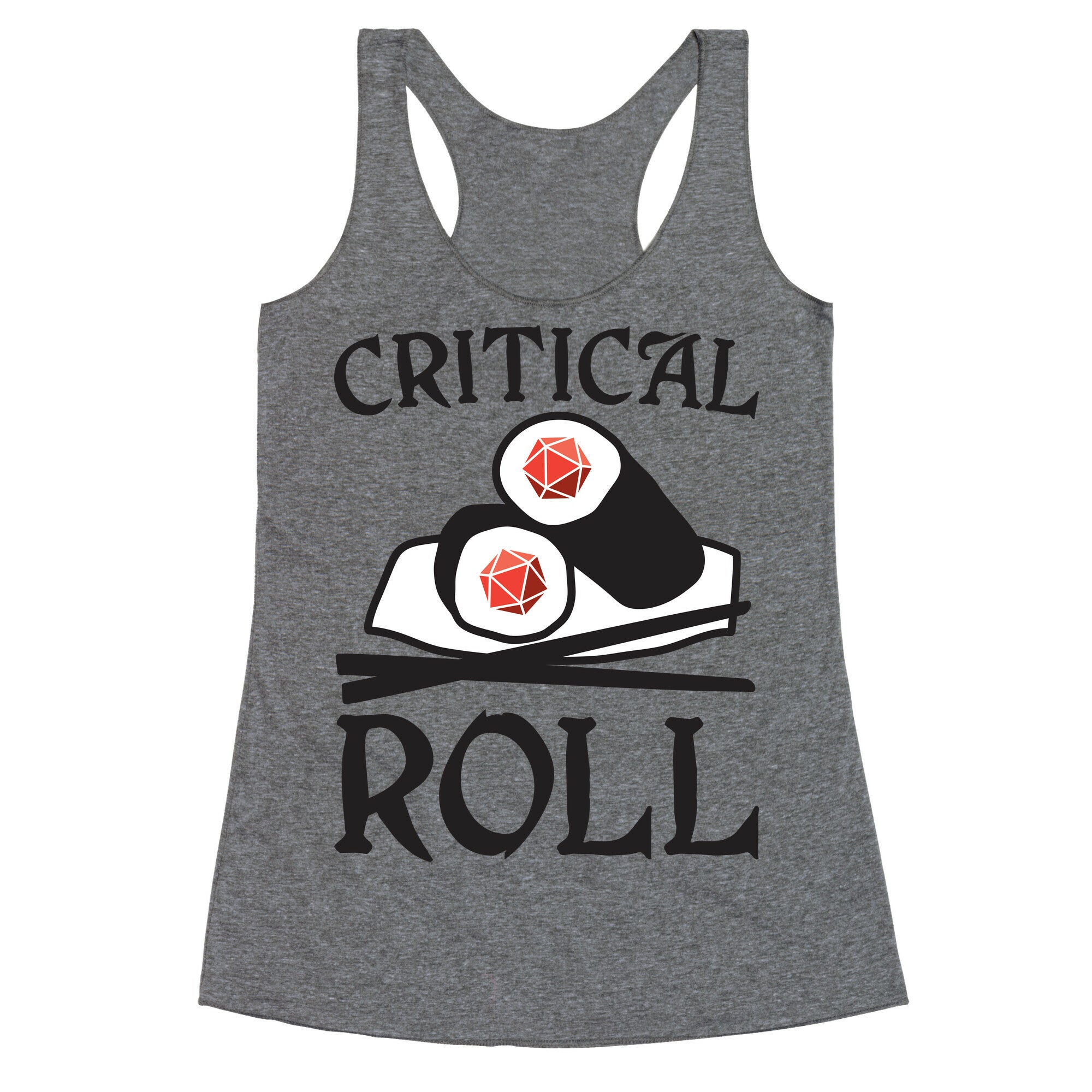Critical Roll Sushi DnD Racerback Tank