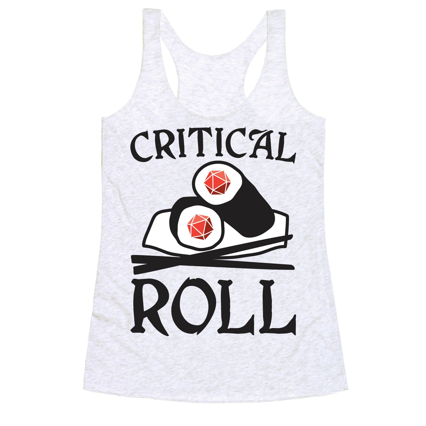 Critical Roll Sushi DnD Racerback Tank