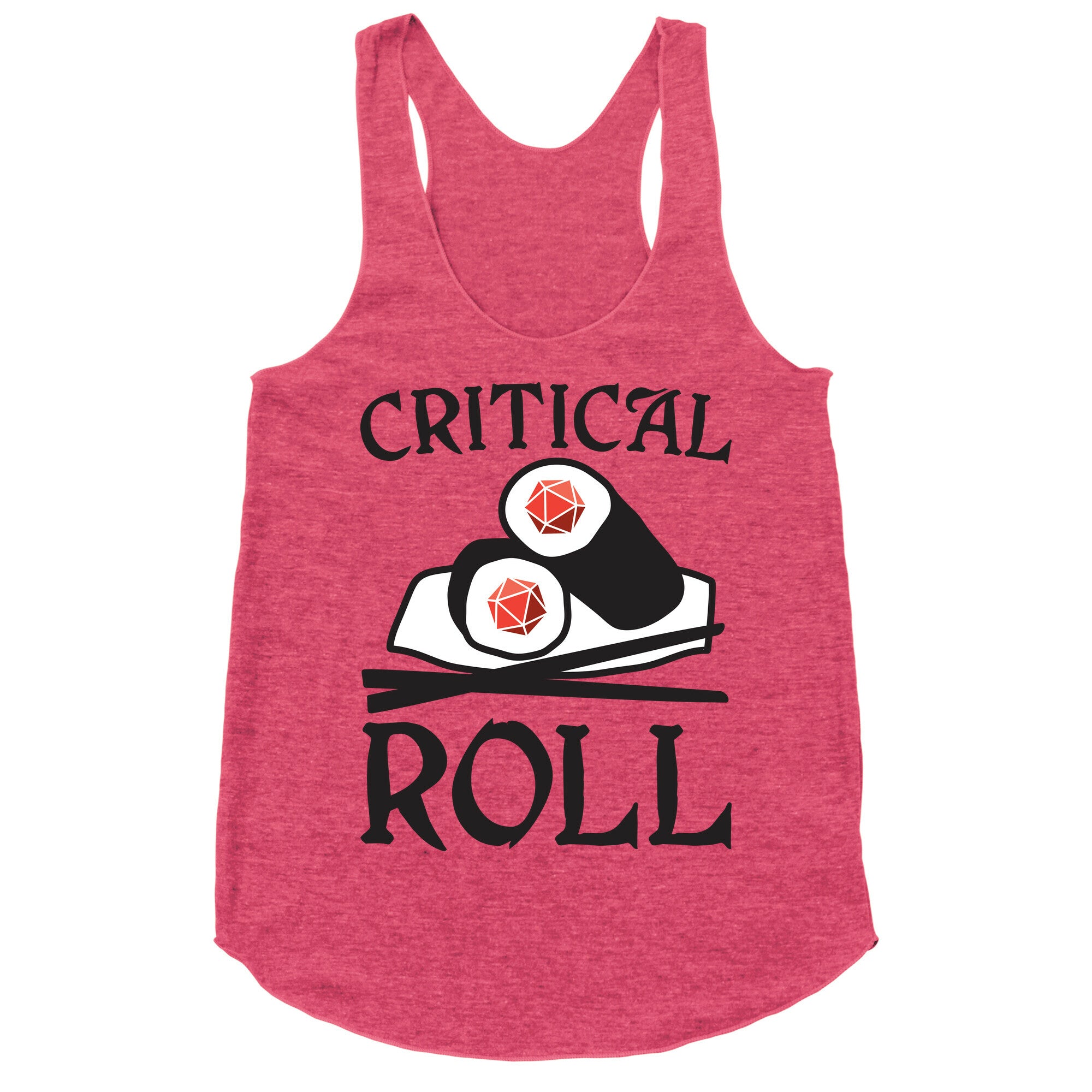 Critical Roll Sushi DnD Racerback Tank