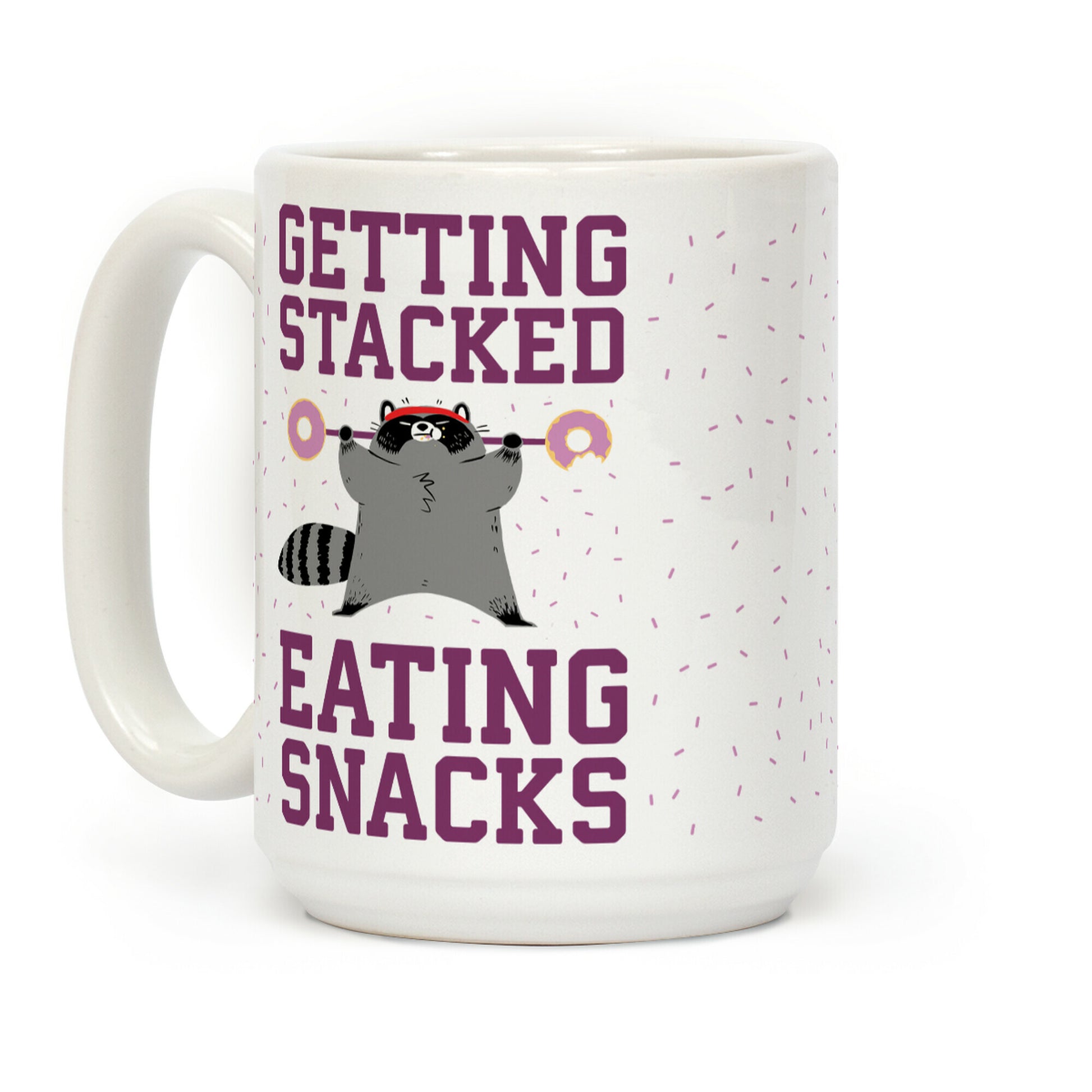 Getting Stacked Eating Snacks Coffee Mug